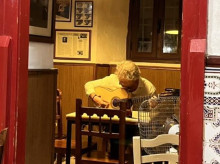 Flamenco espontáneo en la Fuenseca
