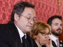 El exfiscal general del Estado, Álvaro García Ortiz, durante su juicio en el Tribunal Supremo