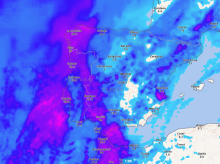 Precipitación acumulada hasta el próximo miércoles