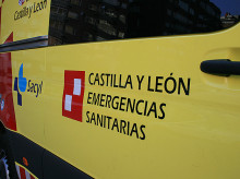 Una ambulancia de Sacyl, en una imagen de archivo