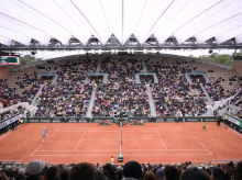 Así luce la Suzanne Lenglen durante la fase previa de Roland Garros 2026