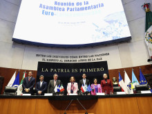 Foto de familia de la cumbre Eurolat (Unión Europea - América Latina) que se ha celebrado en Ciudad de México