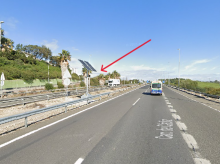 Imagen de una de las cámaras del radar de tramo