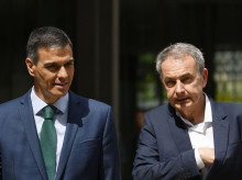 Pedro Sánchez y José Luis Rodríguez Zapatero, en una imagen de archivo