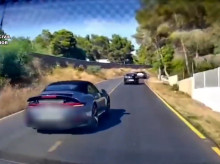 Porsche 'kamikaze' en las carreteras de Ibiza