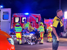 Los servicios de emergencia en Berlín tras el atropello