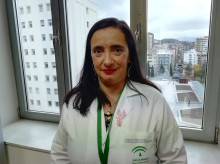 María de los Ángeles García, como gerente del Hospital Universitario Virgen de las Nieves (archivo)