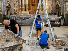 La iglesia de Sant Agustí de Tarragona ha iniciado las obras para recuperar su cripta