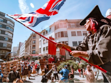 Fiesta corsaria en Marín (Pontevedra)