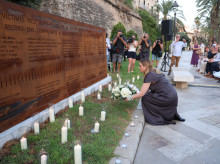 Prohens, en el Muro de la Dignidad