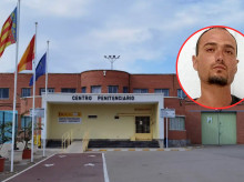 Imagen del Hospital Psiquiatrico de Requena, y arriba a la derecha, el 'Rambo de Requena'
