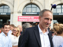 Raphael Glucksmann, líder de Place Publique y candidato a las elecciones presidenciales francesas de 202