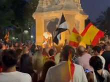 Imágenes de la manifestación celebrada en la Plaza de África de Ceuta