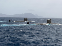 El S-81 ‘Isaac Peral’ y el S-82 ‘Narciso Monturiol’ salen a la mar juntos por primera vez