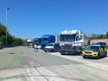 Los controles en la AP-7 son extremadamente habituales