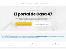 Portada del nuevo portal inmobiliario del Gobierno de Pedro Sánchez.