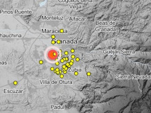 Terremoto de magnitud 3,1 mbLg este miércoles a las 9,54 horas y epicentro en Churriana