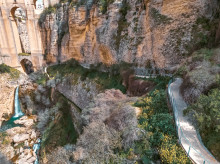 Paso del nuevo tramo del desfiladero de Ronda