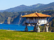 Típico horreo asturiano, nada que ver con la estética mallorquina