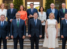 Foto de familia de los miembros del Gobierno de la Junta de Castilla y León