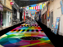 La obra de Okuda en Sant Antoni de Portmany