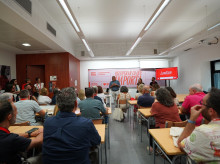 Imagen de la mesa sobre 'lawfare'  de la Conferencia Política del PSPV-PSOE