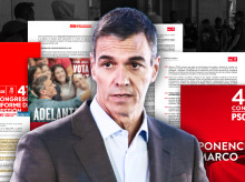 Montaje Sánchez documentos psoe valor estratégico del voto exterior
