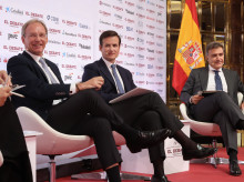 Ricardo Palomo, Alejandro Mollinedo y Salvador Noves