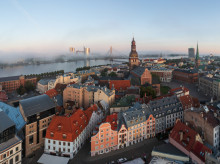 Edificios históricos en Riga