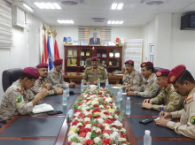 Reunión de mandos militares leales al gobierno internacionalmente reconocido del Yemen