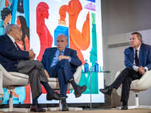 Rodolfo Martín Villa, Alfonso Guerra y Emiliano García-Page