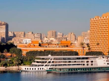 Cairo Marriott Hotel en El Cairo, el antiguo Gezirah Palace Hotel que acogió a la escritora y su madre