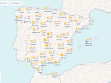 Previsión de cara a este lunes, 12 de octubre