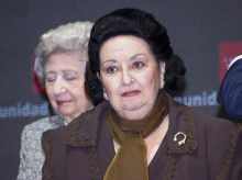 La soprano Montserrat Caballé