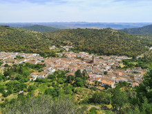 Vista de Linares de la Sierra, en la provincia de Huelva