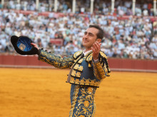 El torero David Fandilla "El Fandi" en la Feria de abril de Sevilla en 2024