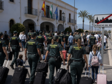 Los 183 agentes de la Guardia Civil saldrán de Roquetas en diciembre, donde solo habrá 85 policías para empezar