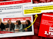 No es la primera vez que el PSOE se financia con microcréditos