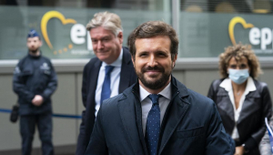 Casado esta semana en Bruselas.
