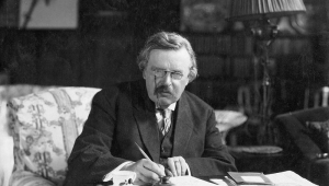 El escritor británico G. K. Chesterton