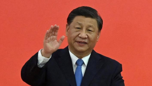El presidente Xi Jinping durante un discurso en Hong Kong
