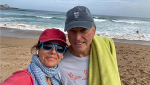 Ana Botín y Guillermo Morenés, esta semana en la playa
