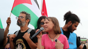 Greta Thunberg está a bordo de la Flotilla de la Libertad