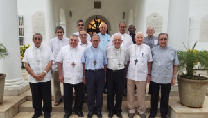 Miembros de la Conferencia de Obispos Católicos de Cuba