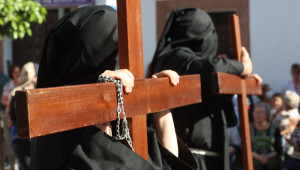 Salida procesional de la hermandad del Nazareno