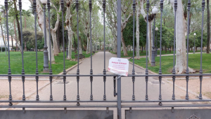 El Ayuntamiento cierra los parques de Córdoba ante las previsiones