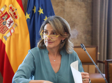 La vicepresidenta tercera y ministra para la Transición Ecológica, Teresa Ribera