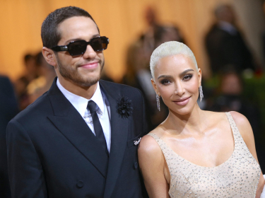 Kim Kardashian and actor Pete Davidson attend The Metropolitan Museum of Art's Costume Institute benefit gala celebrating the opening of the 