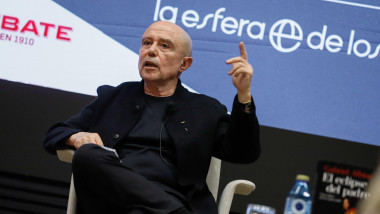 Gabriel Albiac durante la presentación de su último libro, 'El eclipse del padre'