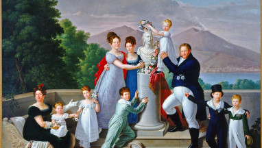 La familia de Francisco I de las Dos Sicilias